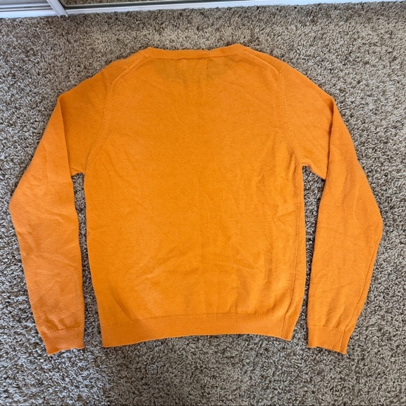 Magasin Du Nord 100% Premium Lambswool Sweater Orange - Picture 3 of 9